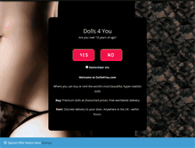 Tablet Screenshot of dolls4you.com